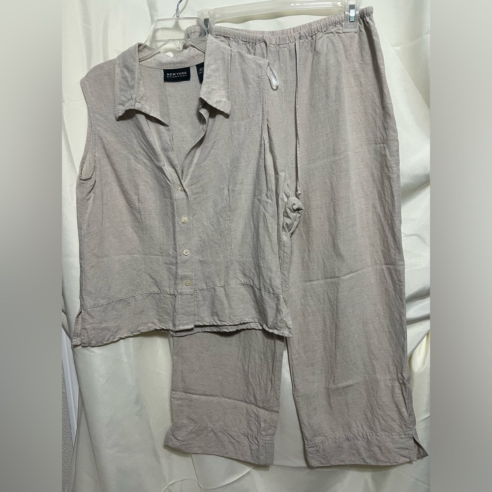 New York and Co. sleeveless top and pants